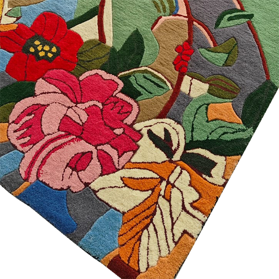 Garden Glam Hand Tufted Wool Rug