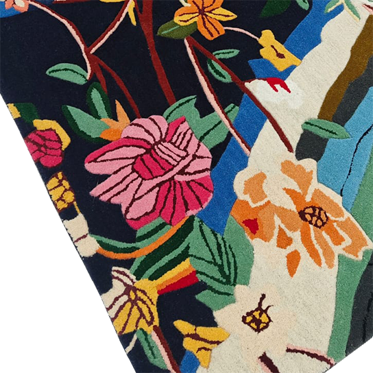 Garden Glam Hand Tufted Wool Rug