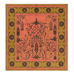 Garden Tapestry Hand Knotted Square Rug