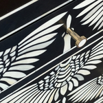 Swan Bone Inlay Sideboard – Black