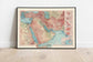 Geographical Map of Middle East| Map Wall Decor Geographical Map of Middle East| Map Wall Decor 