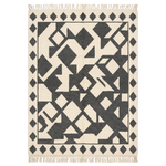 Geometric Echo Hand Knotted Rug 