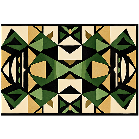 Geometric Grove Hand Tufted Rug