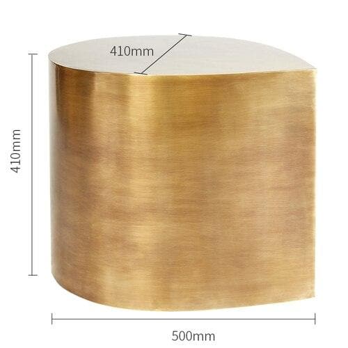 Gold Water Drop Accent Table 