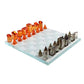 Luxurious Clear Crystal Chess Board Set