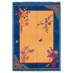 Golden Branch Hand Knotted Rug 
