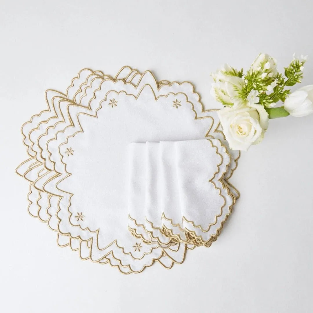 Golden Gleam Placemats