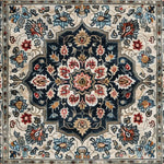 Graceful Blossom Tapestry Hand Knotted Area Rug