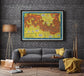 Grand Canyon Map Print| Art History