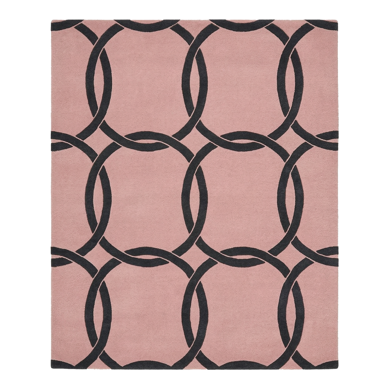 Graphic Circles Hand Tufted Rug