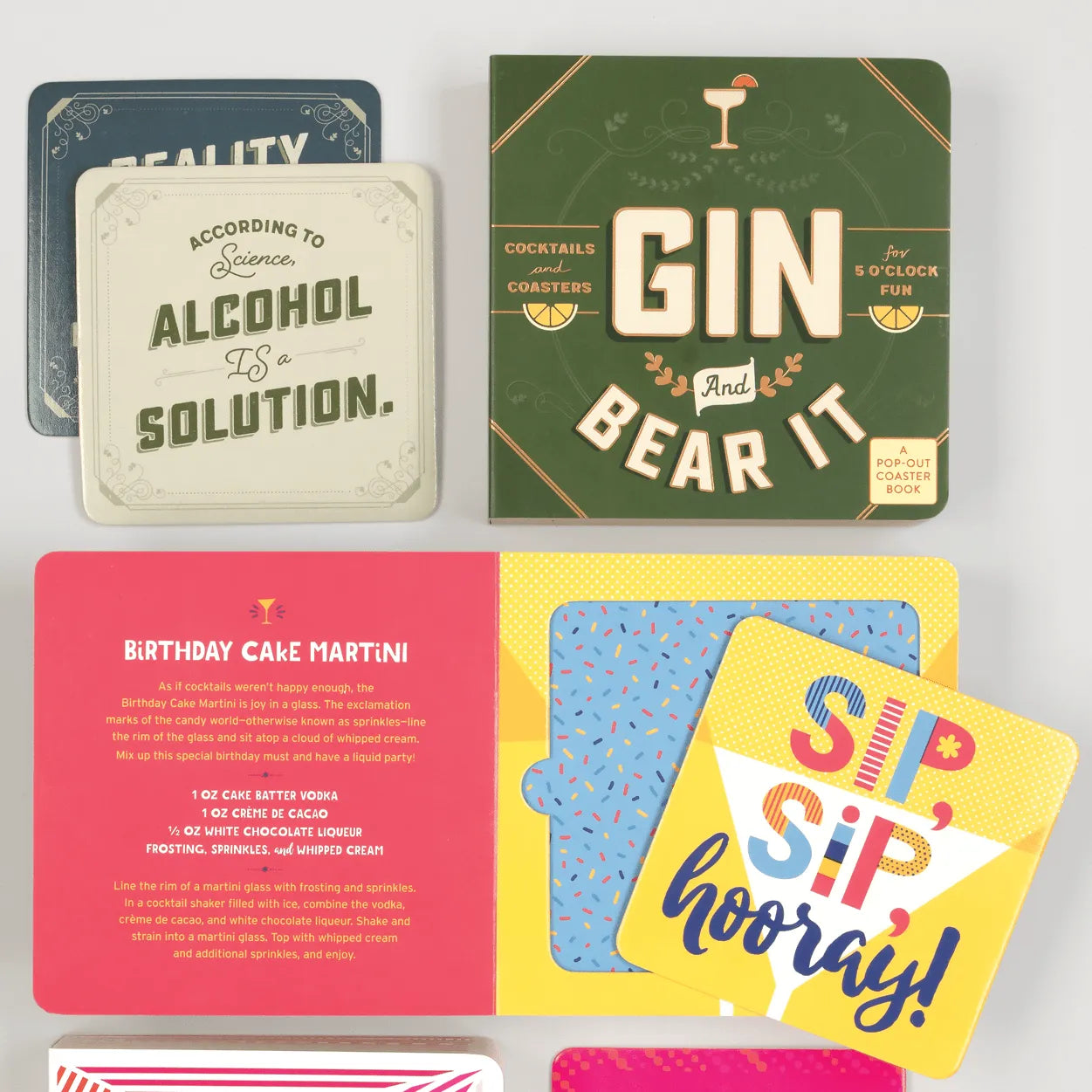 Gin and Bear It Coaster Book