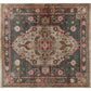 Gray Medallion Elegance Hand Knotted Area Rug