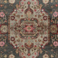 Gray Medallion Elegance Hand Knotted Area Rug