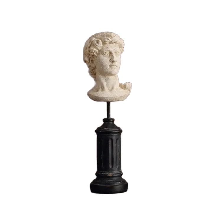 Greek Mythology Sculpture on a Black Base Apollo