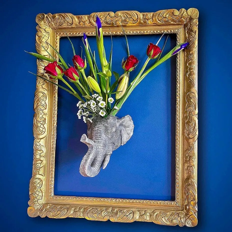 Elephant Decor Wall Vase