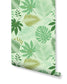 Green Tropical Palm Leaves Wallpaper 
