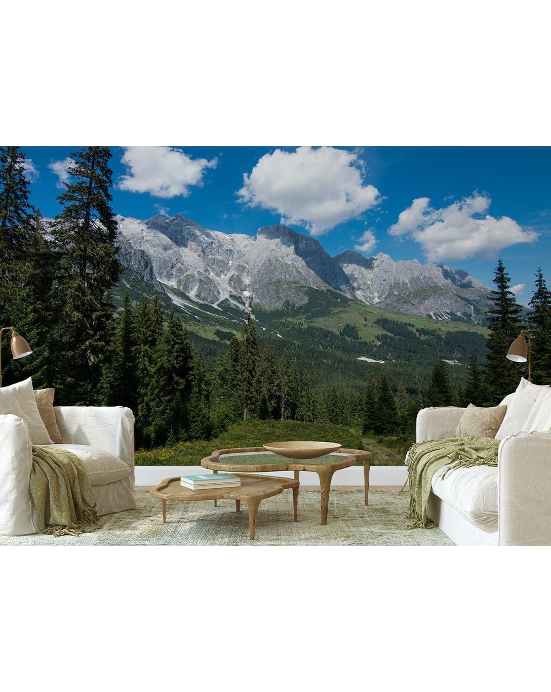 Mountain Landscape Self Adhesive Wall Mural