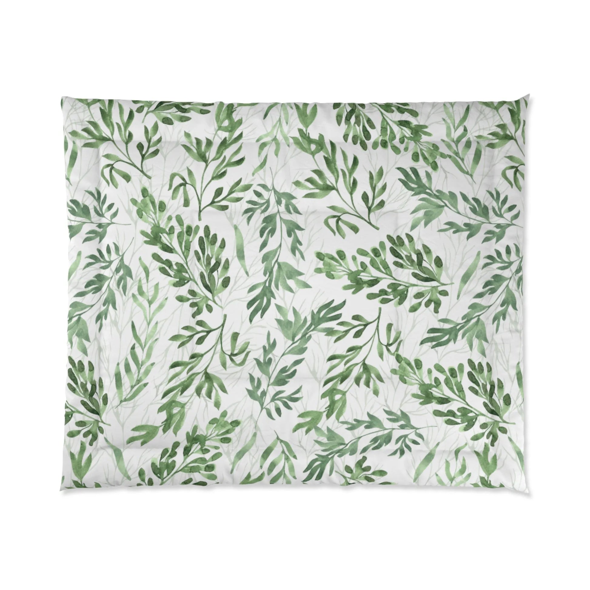 Green Foliage Comforter 104" × 88"