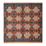 Gridlock Wool Hand Knotted Area Rug