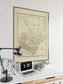 Guatemala Map Wall Print| 1902 Guatemala Map