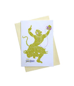 HANUMAN WALKMAN Greeting Card