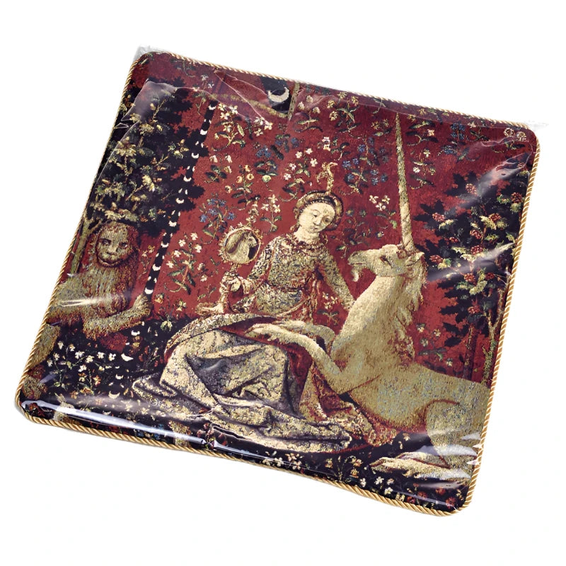 Medieval Tapestry Throw Pillow Cover