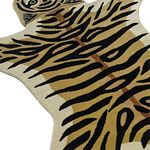 Hand Tufted Mini Tiger Wool Rug
