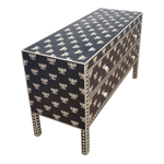 Hazel Bone Inlay 2-Drawer Sideboard – Black