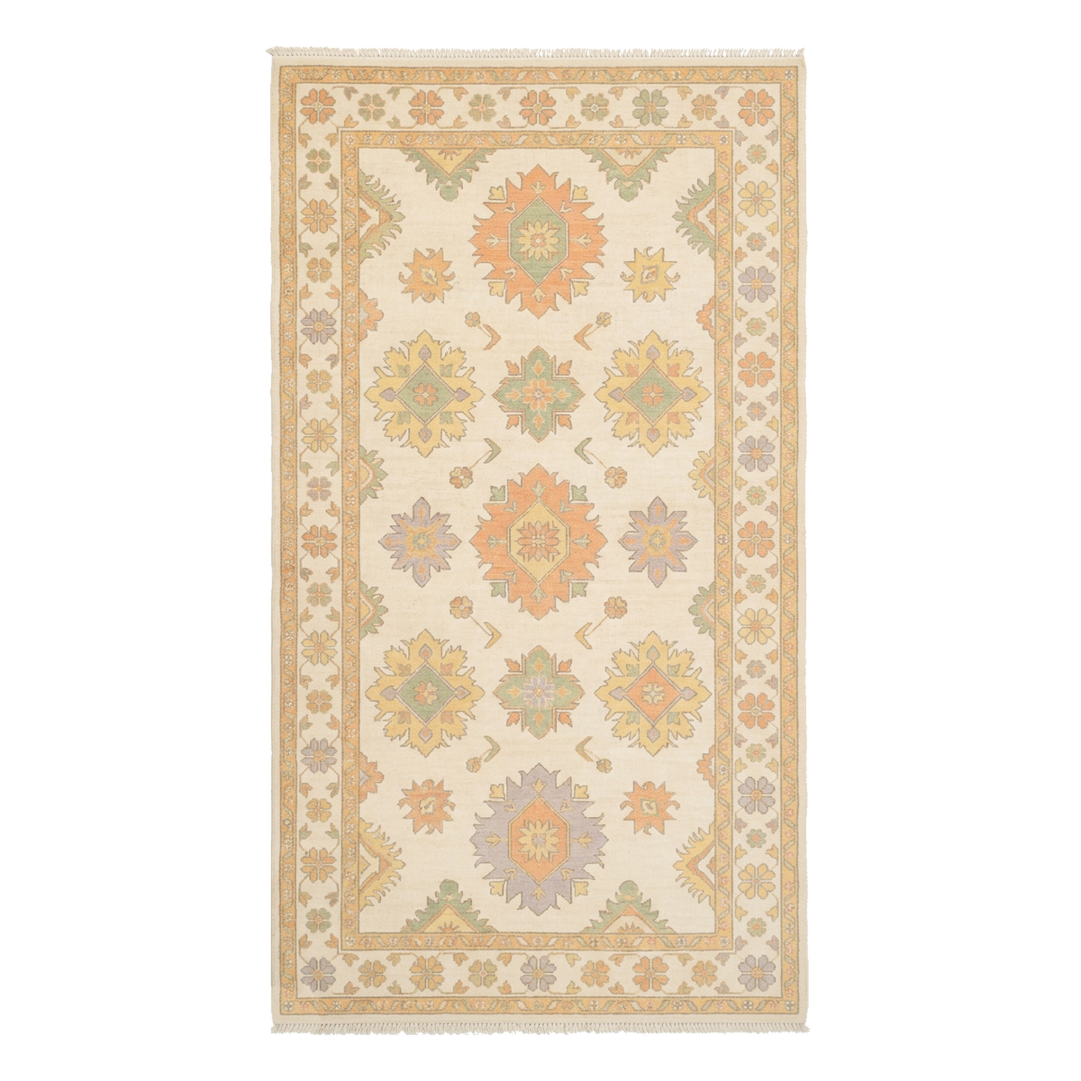 Heritage Sunlit Medallion Hand Knotted Rug