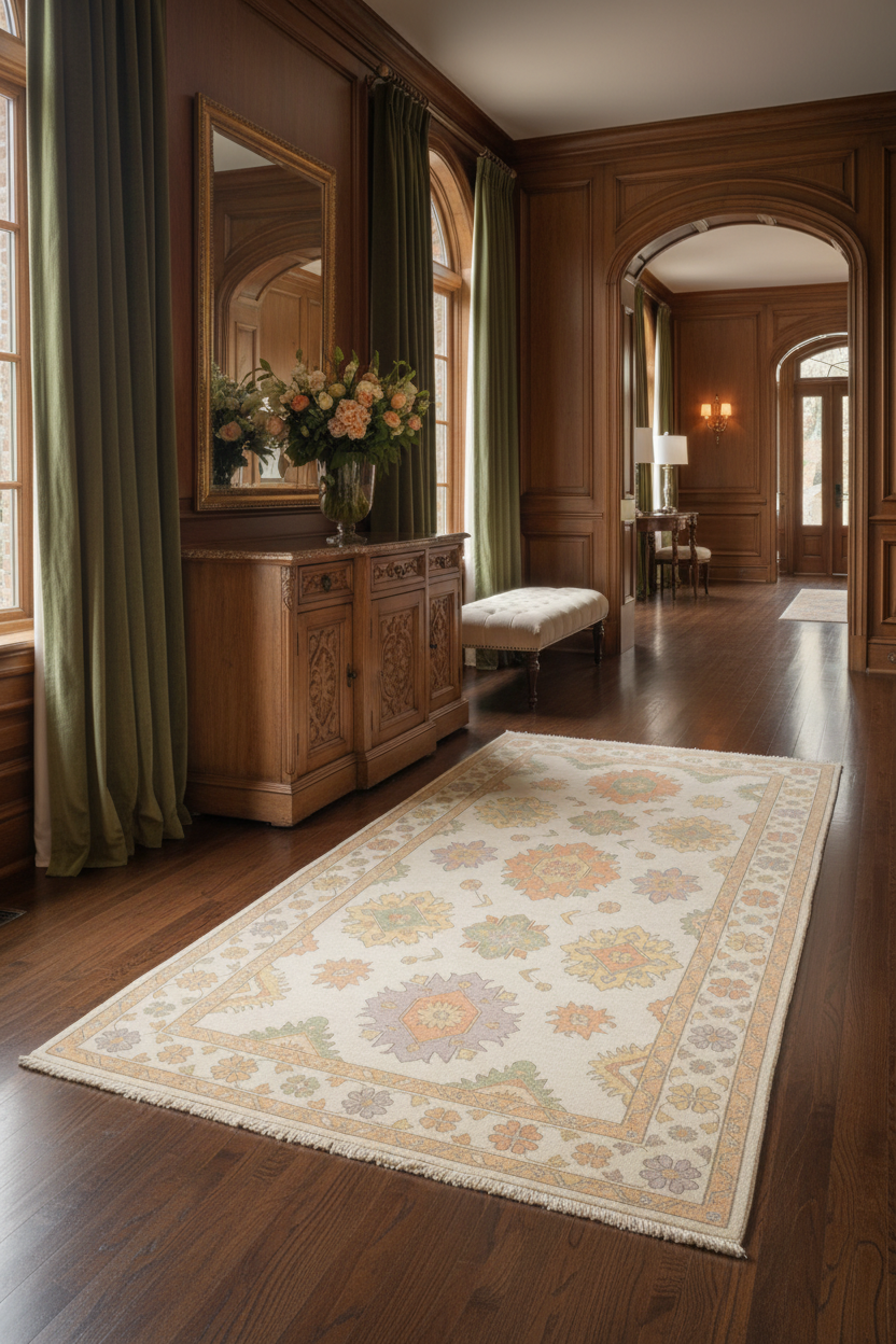Heritage Sunlit Medallion Hand Knotted Rug