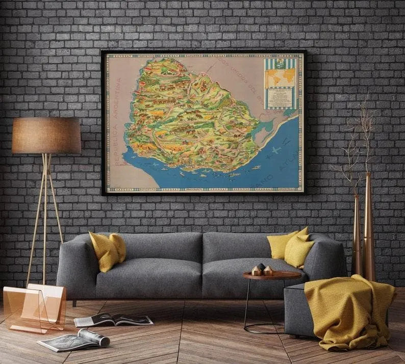 Historical Map of Uruguay| Maps of Uruguay