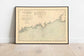 Nautical Chart of Norwalk Islands to Southwest Ledge 1893| Map Wall Decor