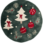 Holiday Haven Rug Round Hand Tufted Rug 