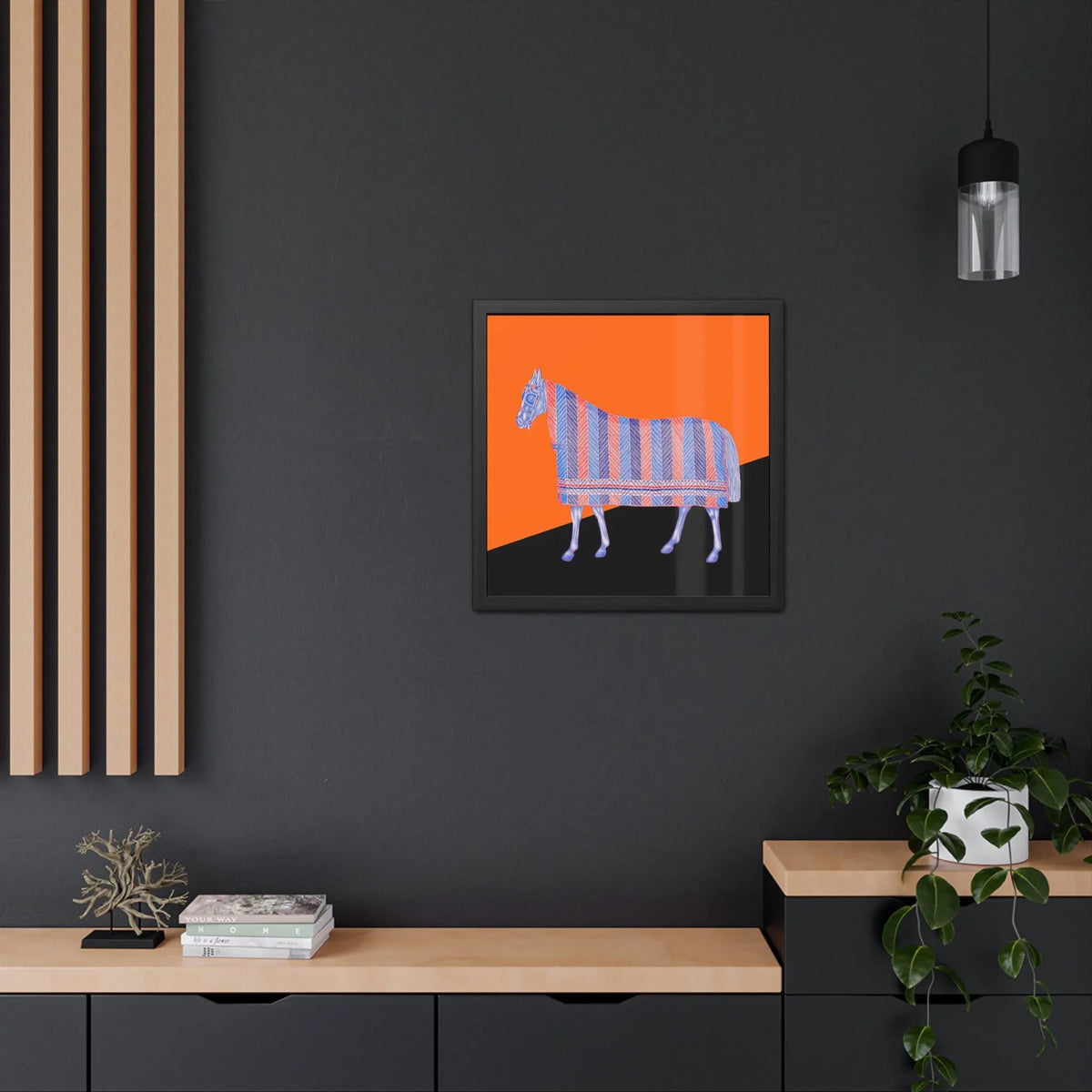 House of Horse Framed Poster Wall Art