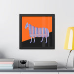 House of Horse Framed Poster Wall Art