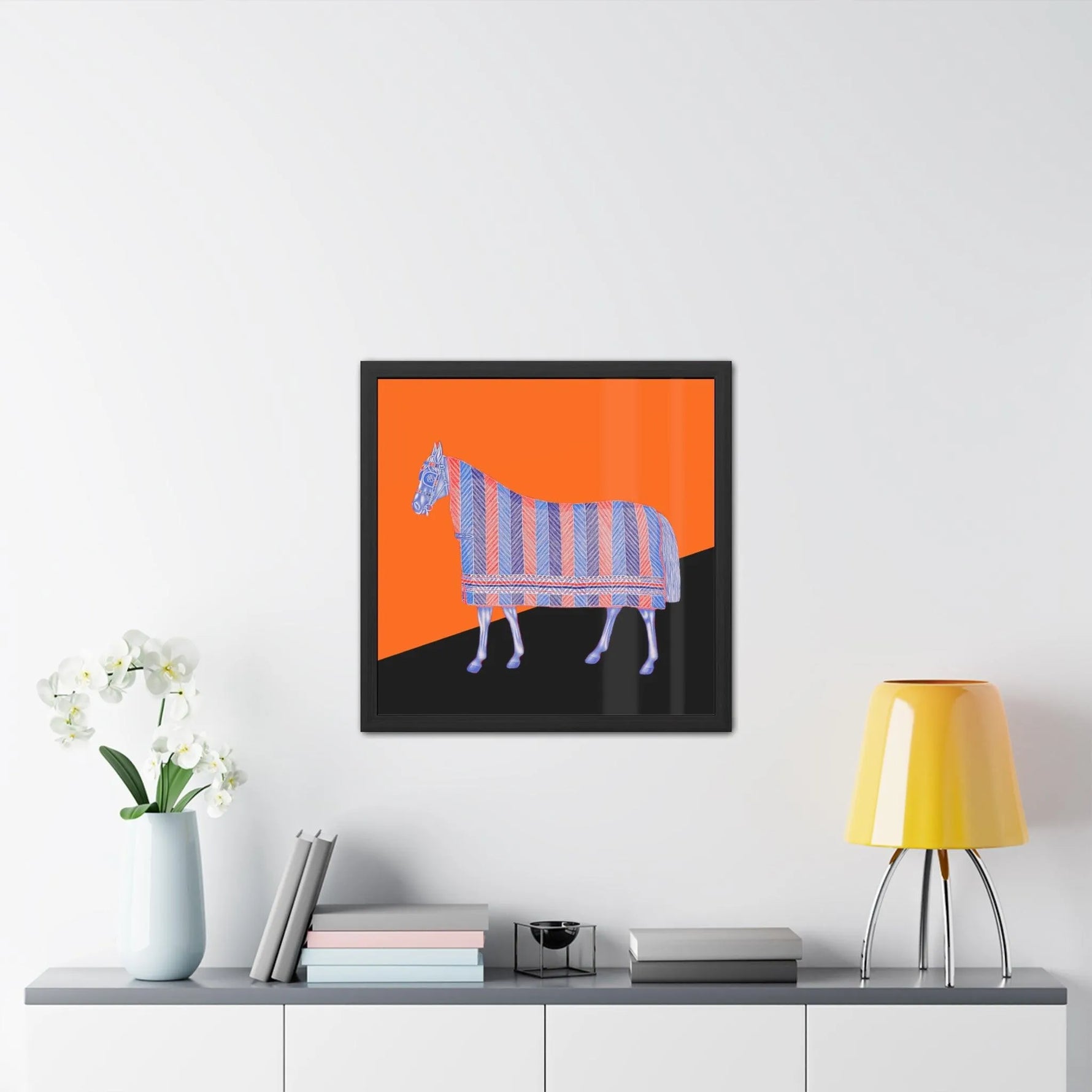 House of Horse Framed Poster Wall Art