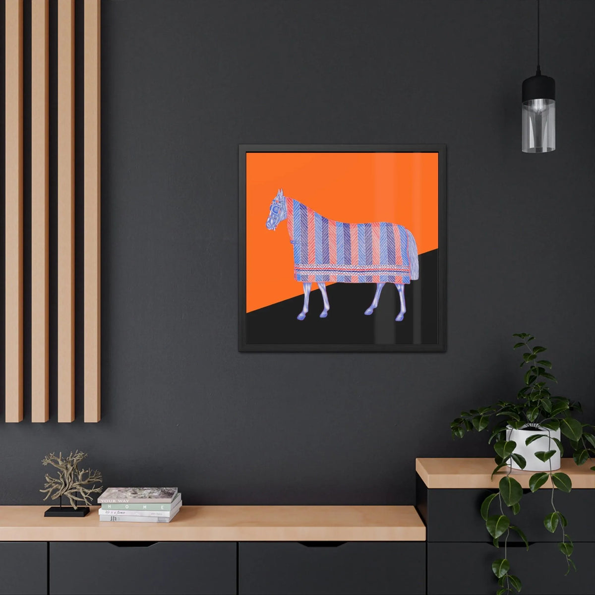 House of Horse Framed Poster Wall Art