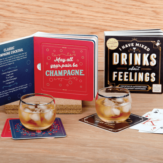 I Have Mixed Drinks About Feelings Coaster Book 
