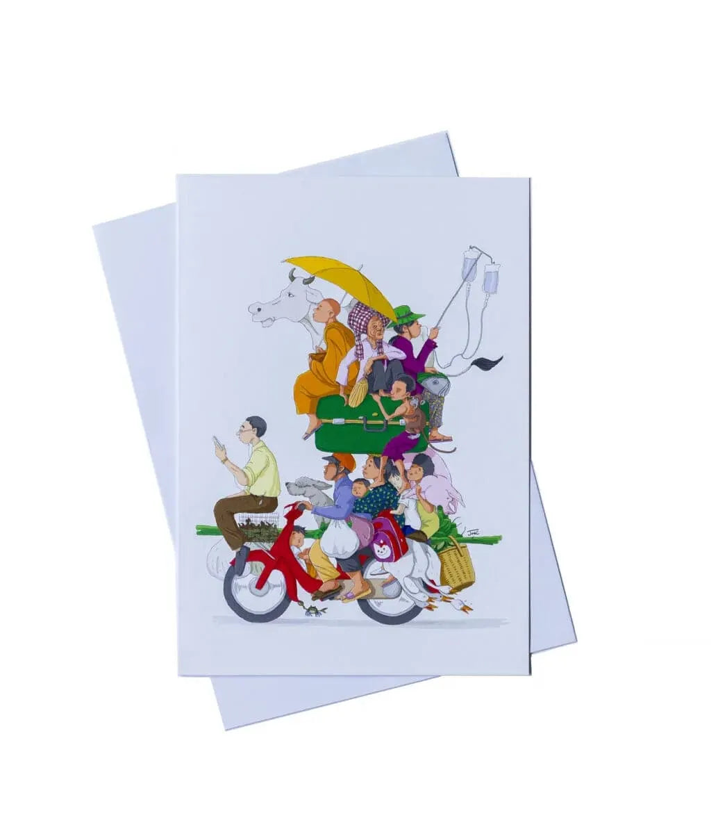 IT’S NOT HOW MUCH YOU CARRY, BUT HOW WELL YOU BALANCE Greeting Card