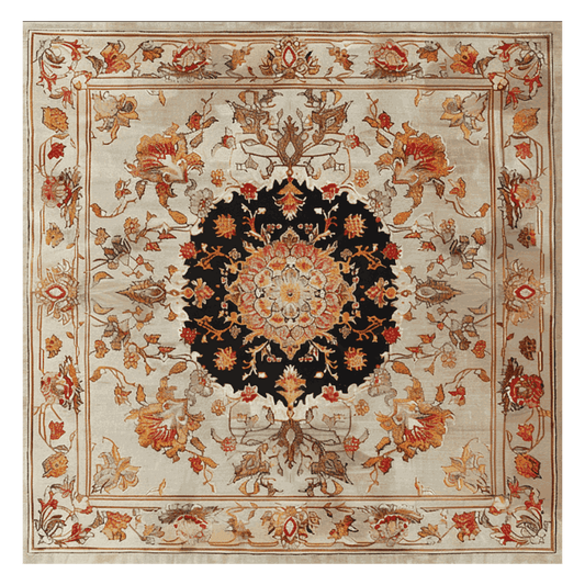 Imperial Petal Blaze Hand Tufted Rug