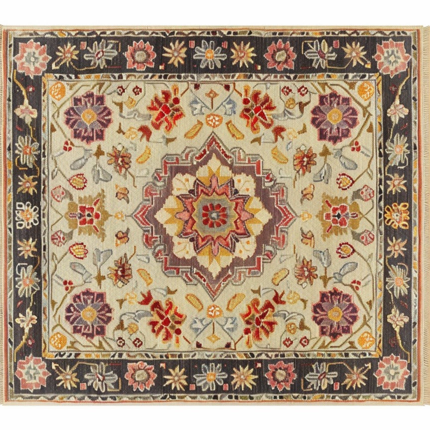 Imperial Opulence Hand Knotted Area Rug