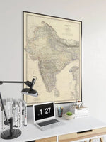 India Map Fine Art Print 1861