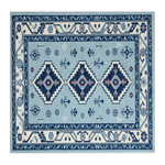 Indigo Kazak Trio Square Hand Tufted Rug - alternate view