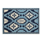 Indigo Totem Kilim Hand Tufted Rug - alternate view