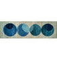 Indigo Orbit Hand Tufted Wool Rug Runner