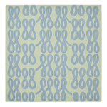 Infinite Loops Square Hand Tufted Rug