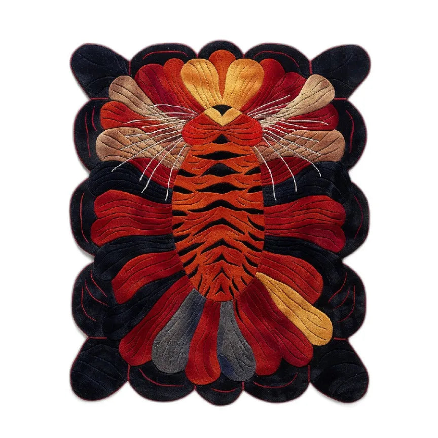 Insectile Bloom Hand Tufted Rug