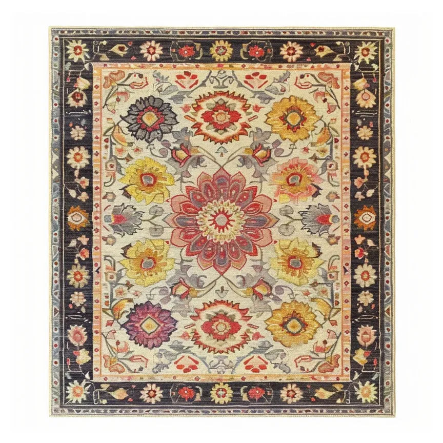 Intricate Tapestry Hand Tufted Rug