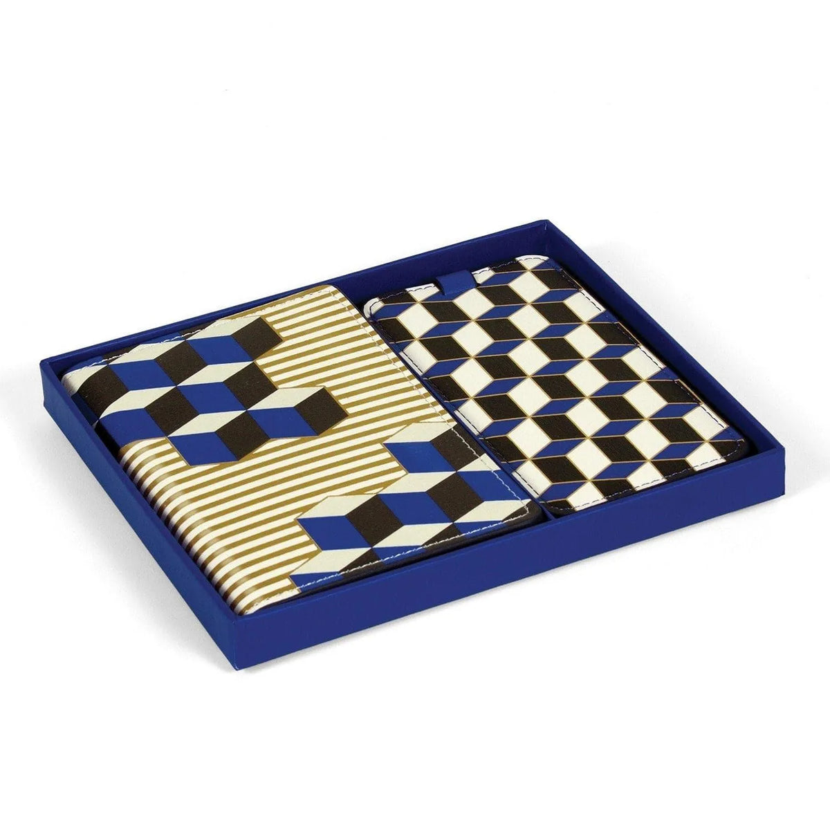 Jonathan Adler Blue Versailles Travel Set