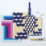 Jonathan Adler Blue Versailles Travel Set